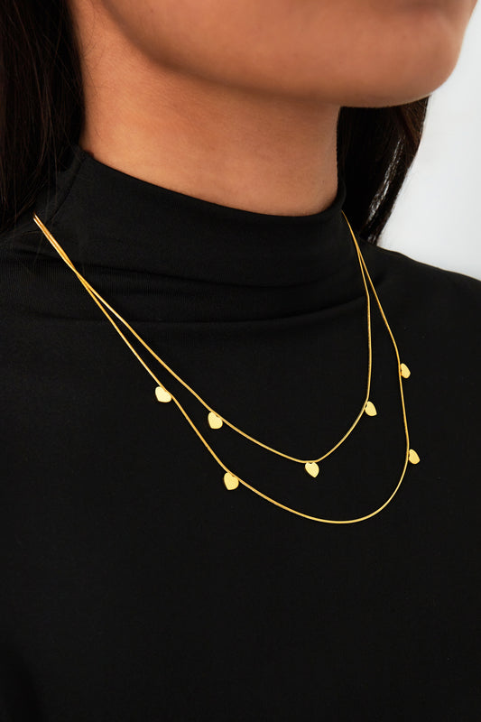 Ketting | Heart layers