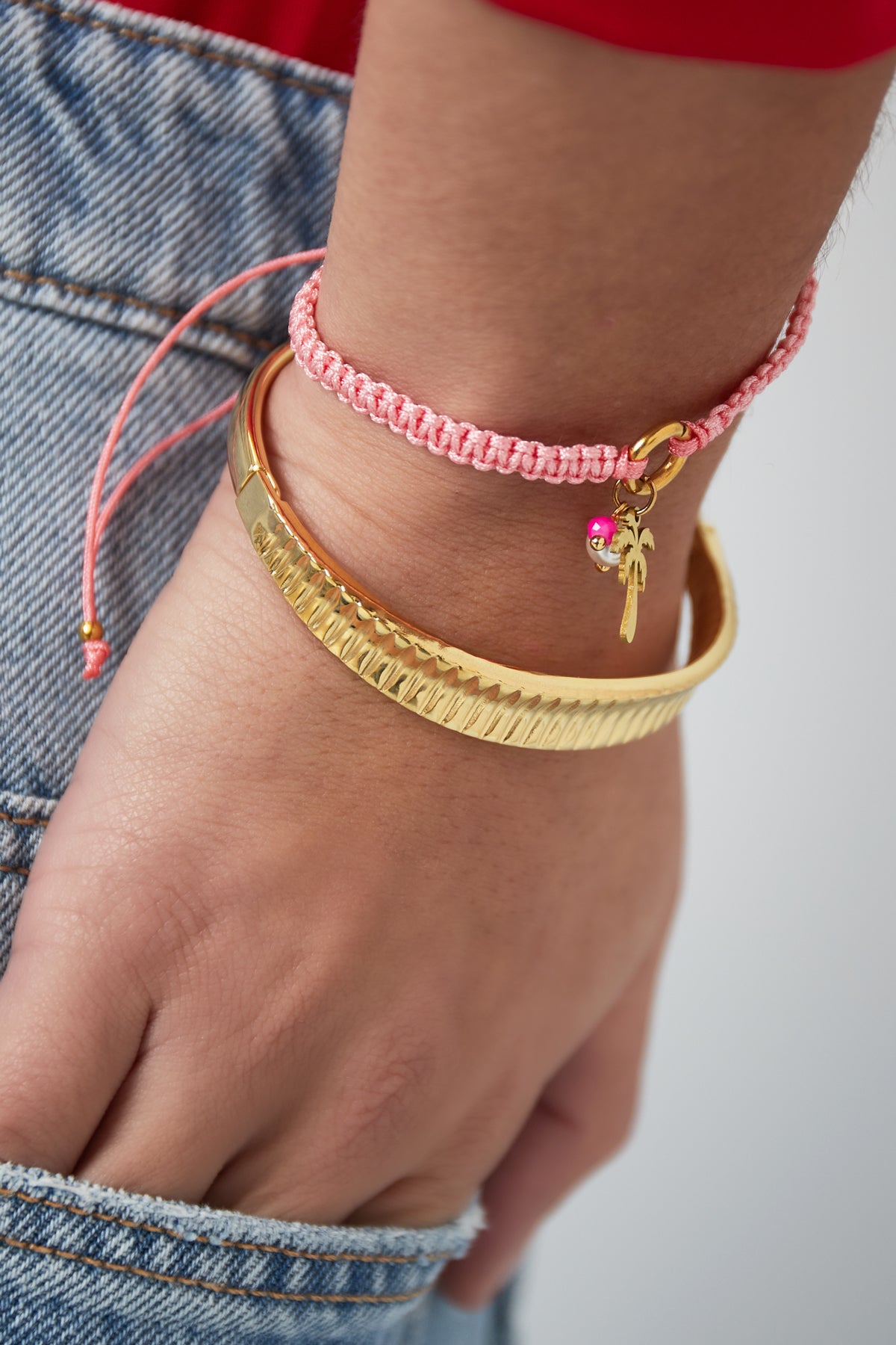 Armband | Textured glow bangle