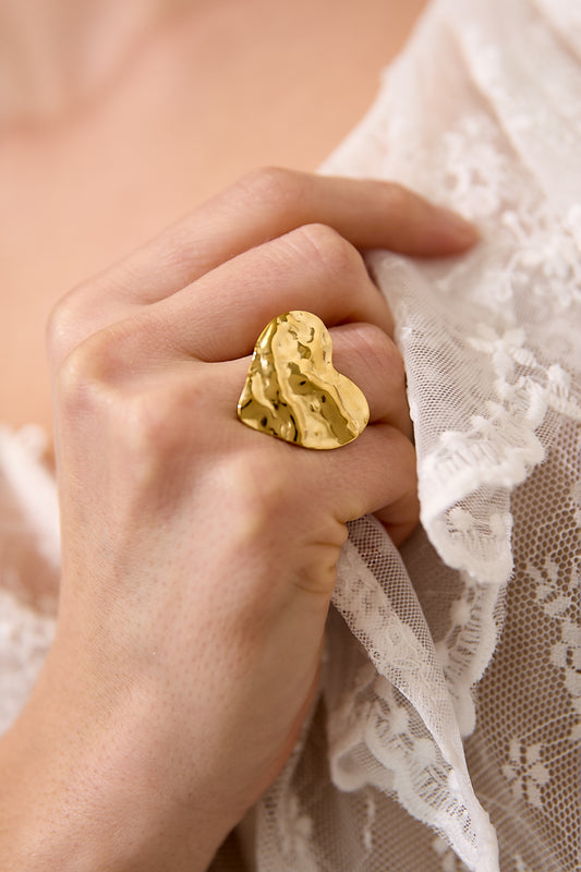 Ring | Bold heart