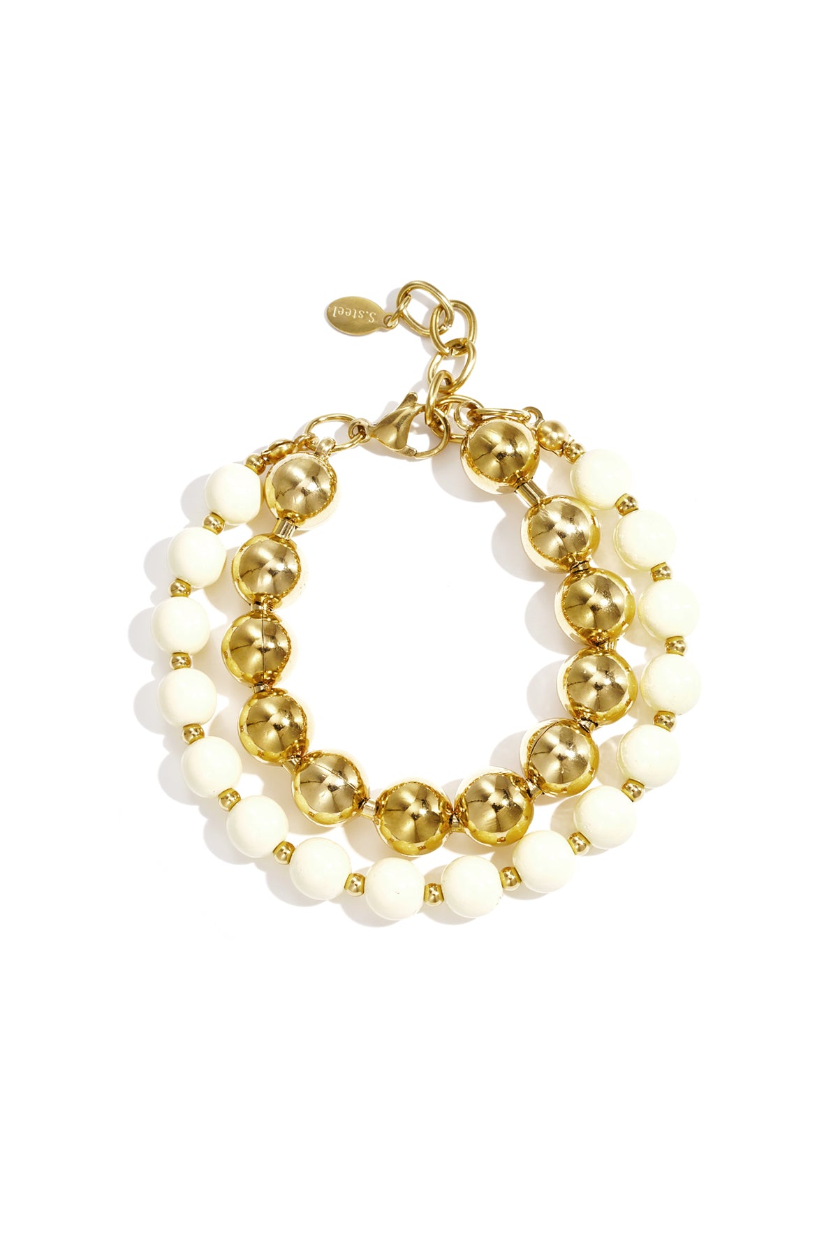 Kralenarmband | Golden layers