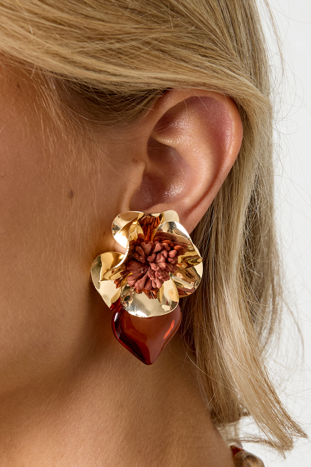 Oorbellen | Blooming heart