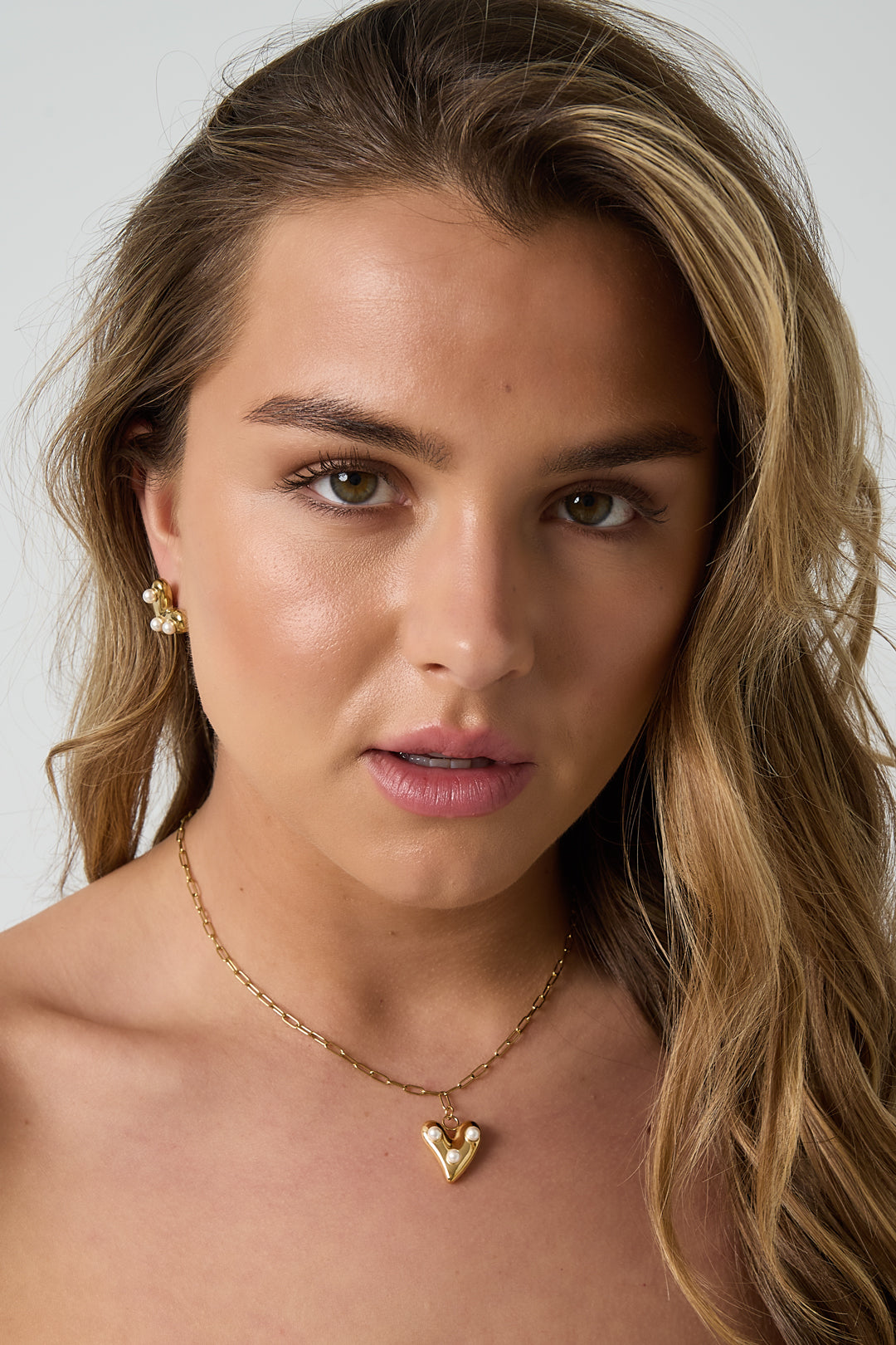 Ketting | Pearl heart