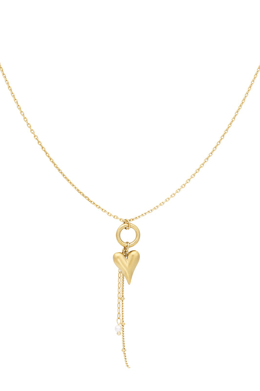 Ketting | Pure heart drop