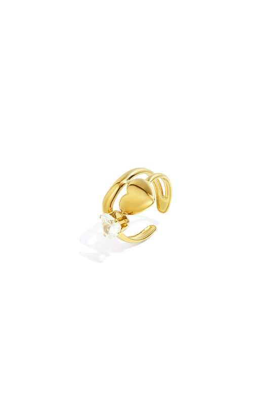 Ring | Heart sparkle