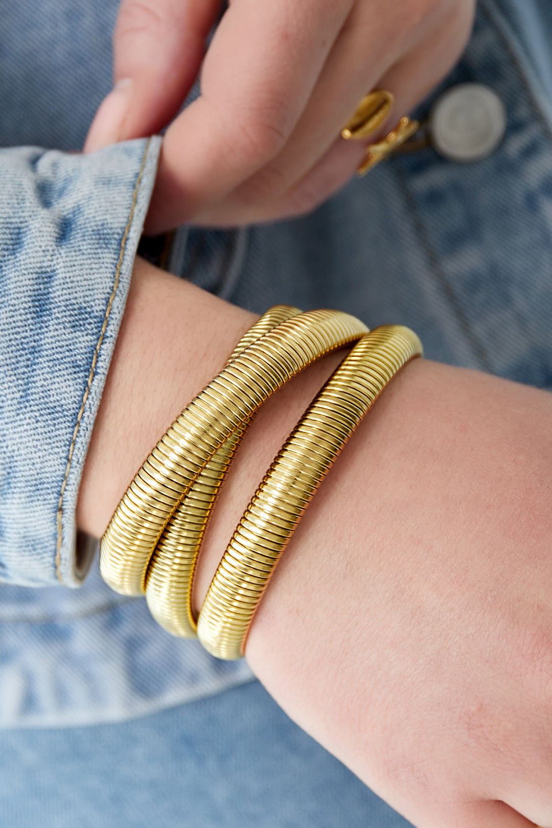 Armband | Triple coil bangle