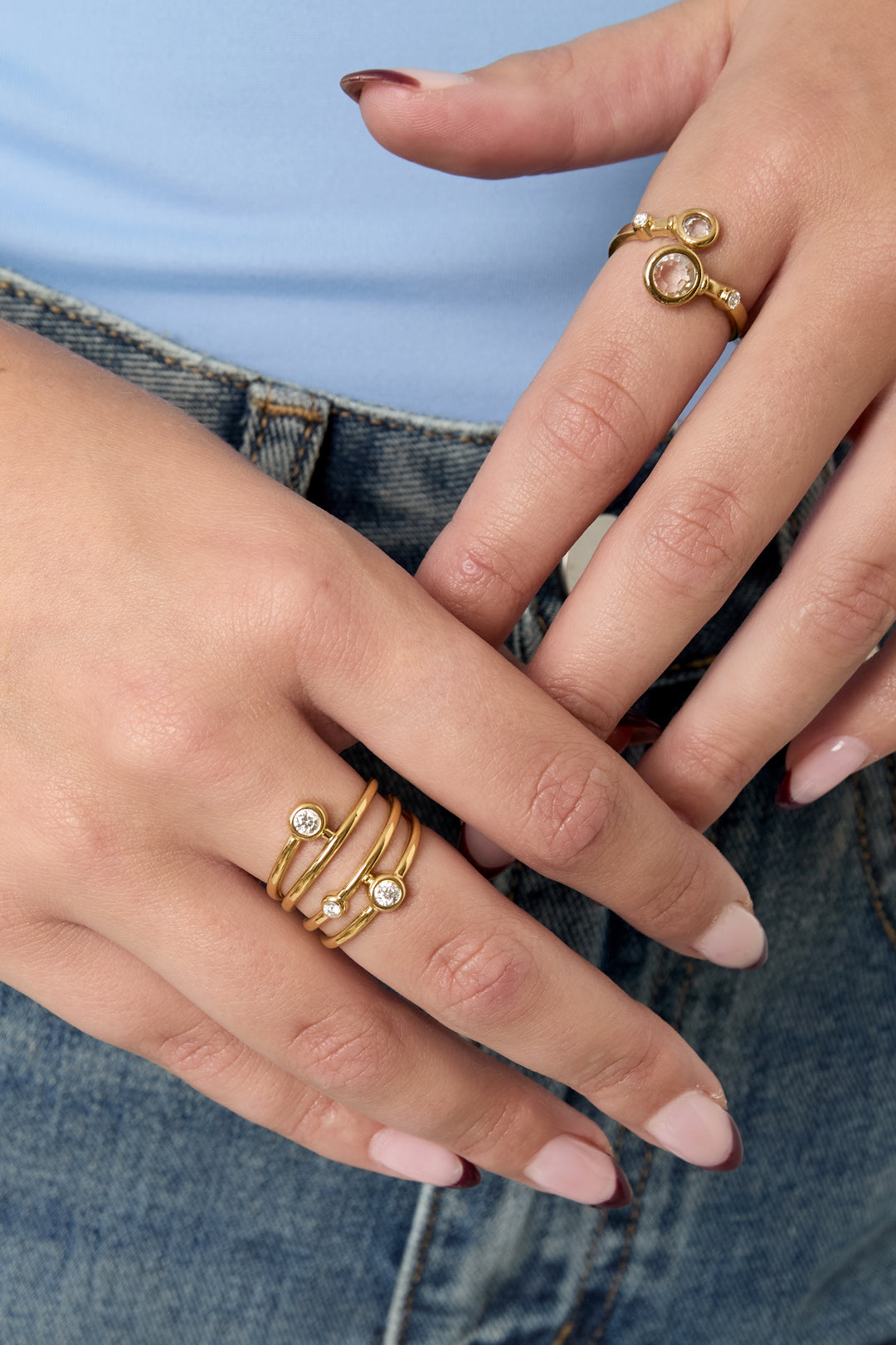 Ring | Floating crystals