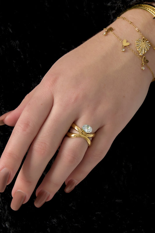 Ring | Crystal twist
