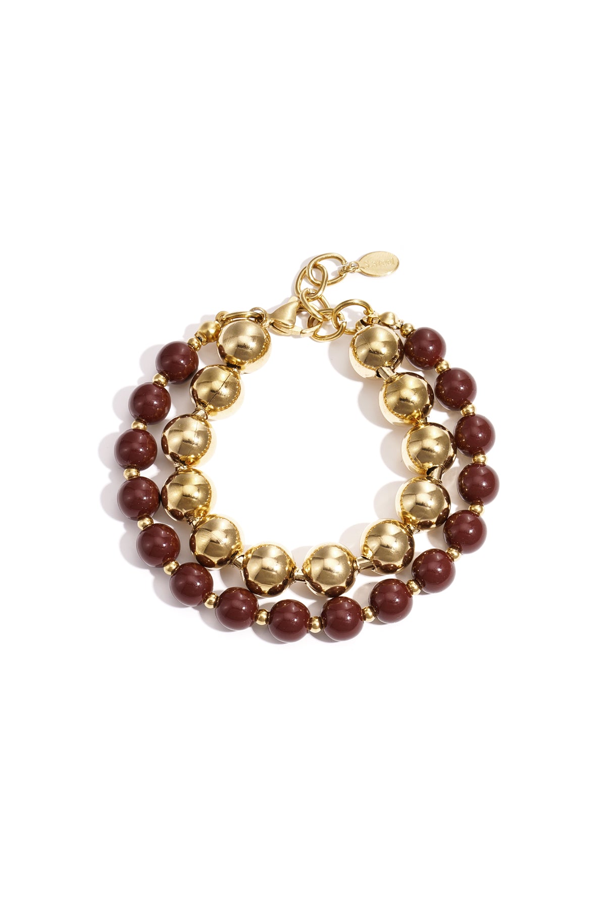 Kralenarmband | Golden layers