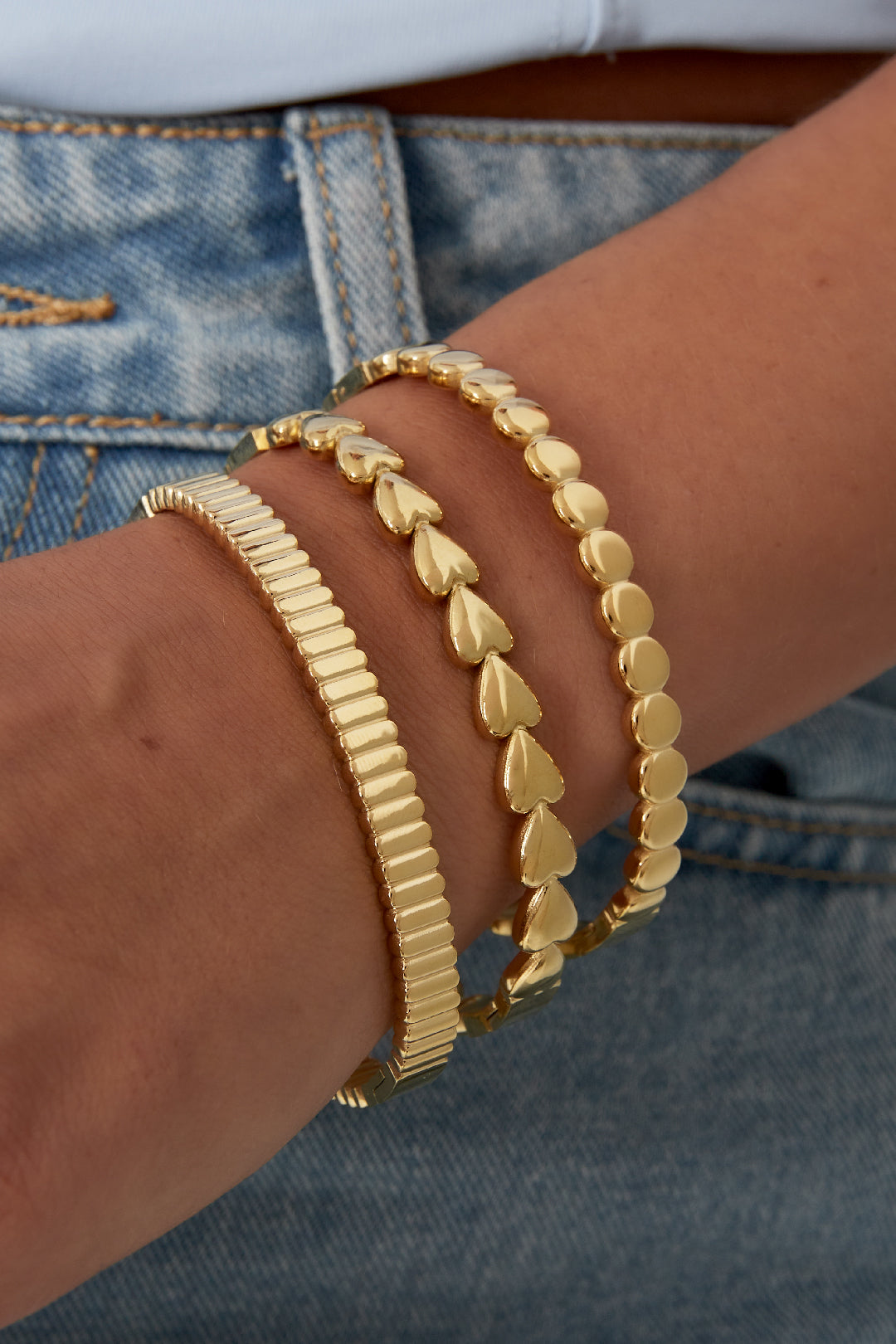 Armband | Textured line bangle