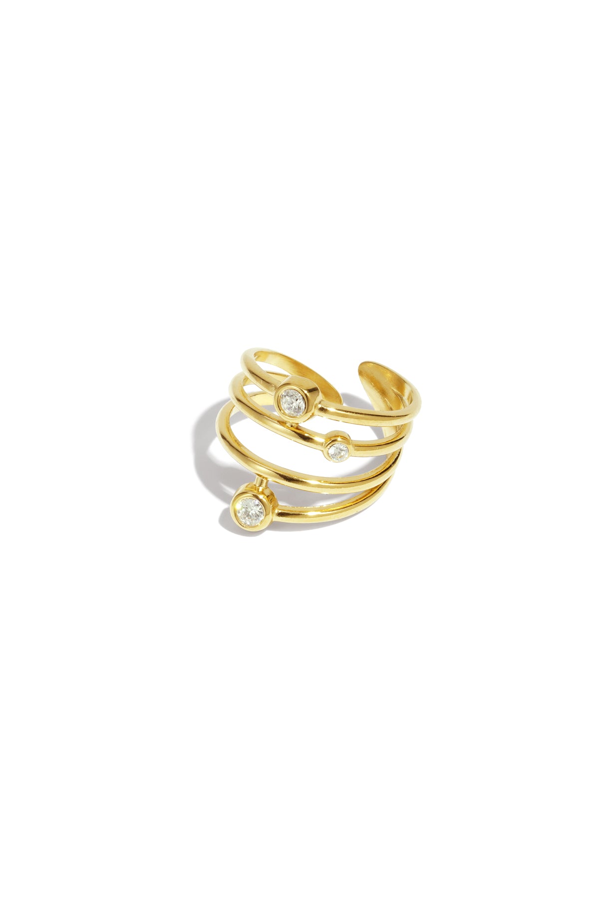 Ring | Floating crystals