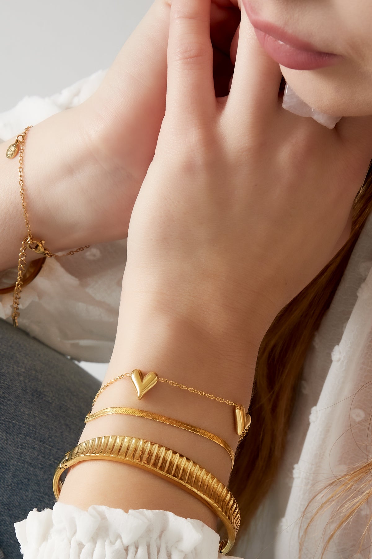 Armband | Textured glow bangle