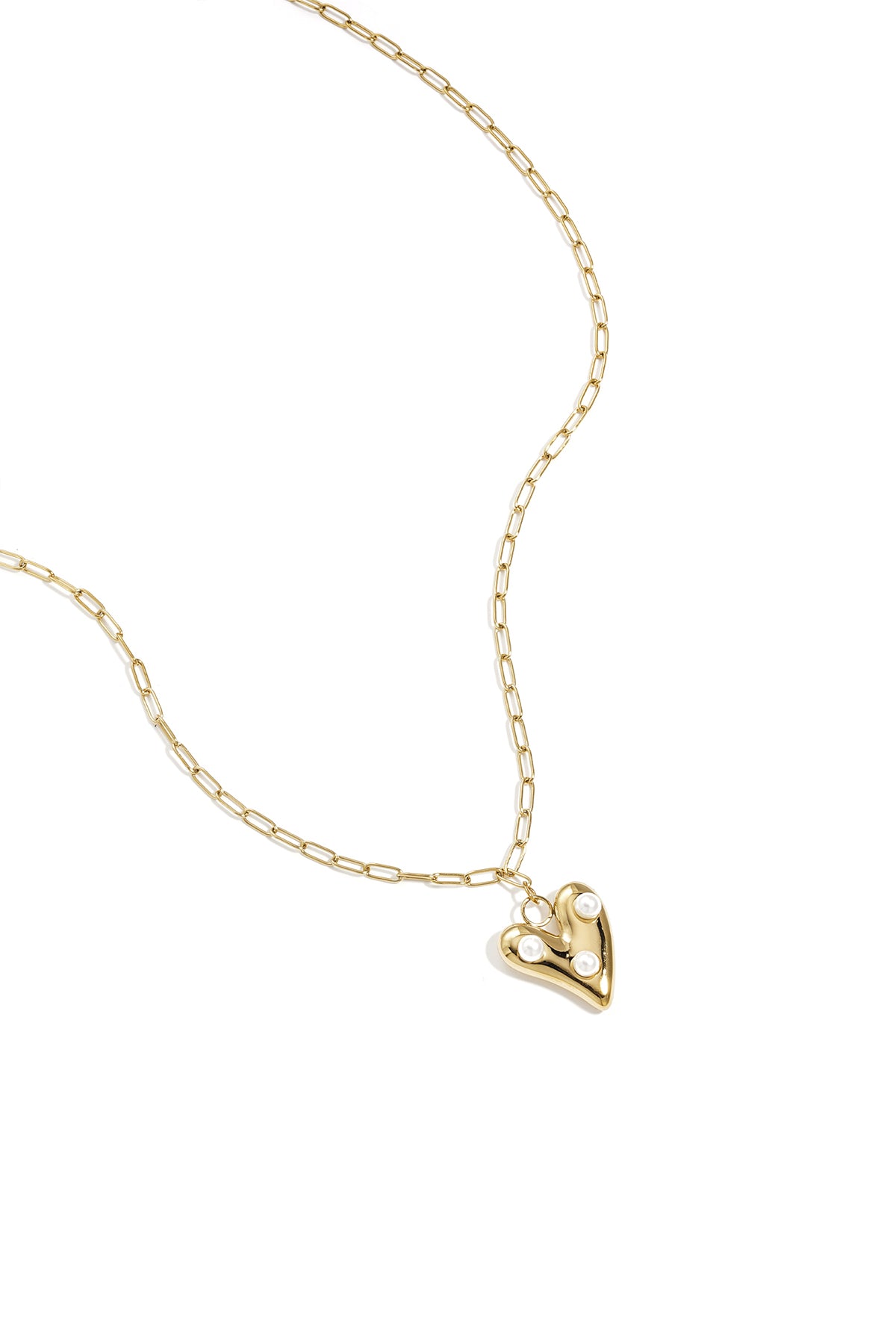 Ketting | Pearl heart