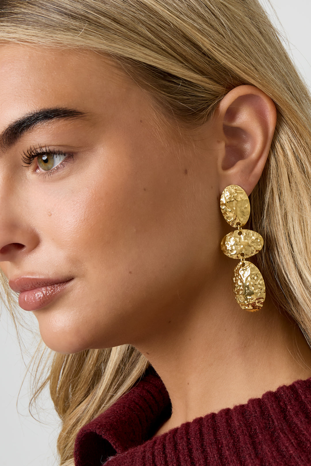 Oorbellen | Textured glow