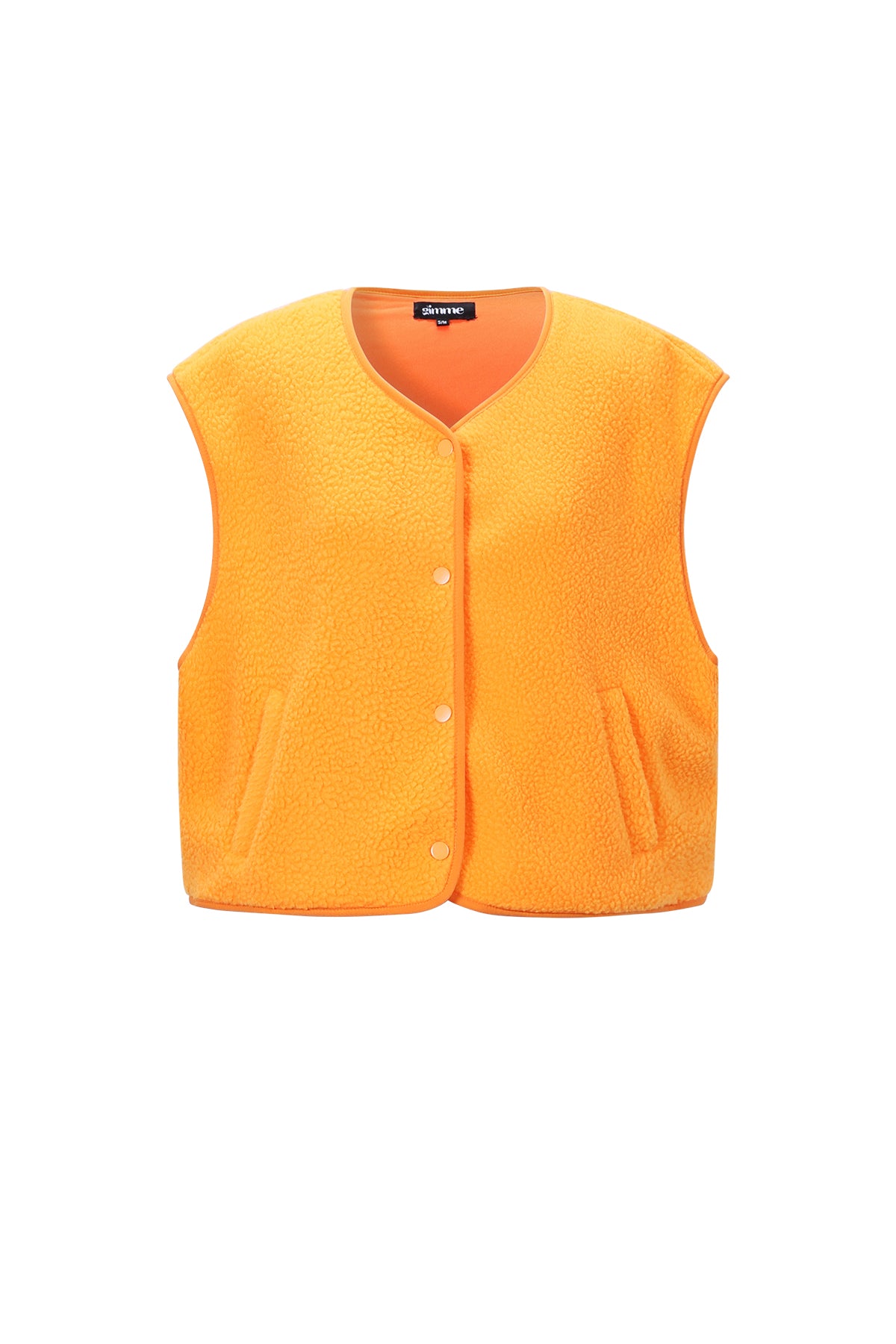 Koningsdag | Teddy gilet royal orange