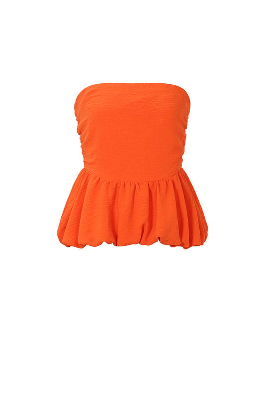 Koningsdag | Bandeau top orange flare