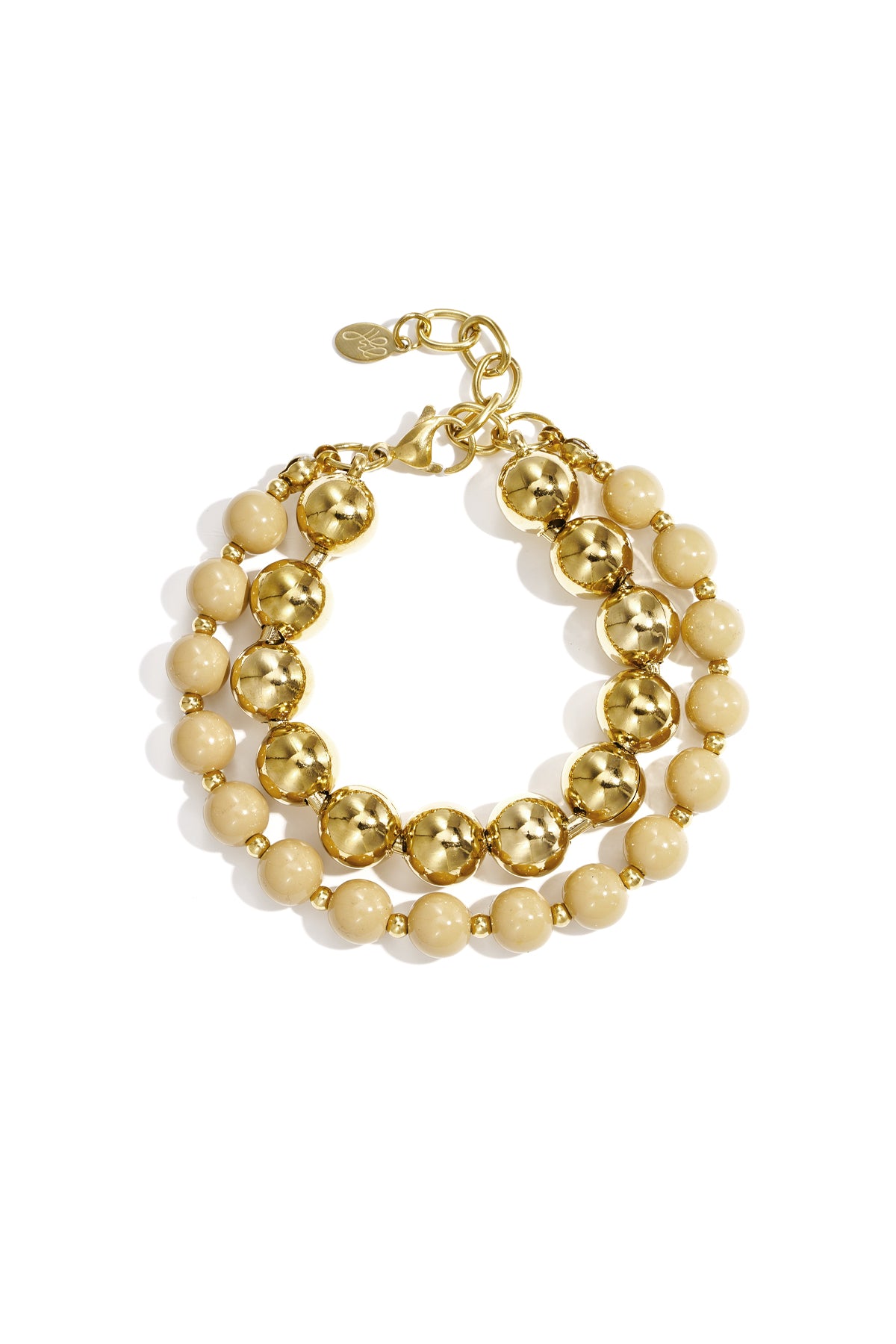 Kralenarmband | Golden layers