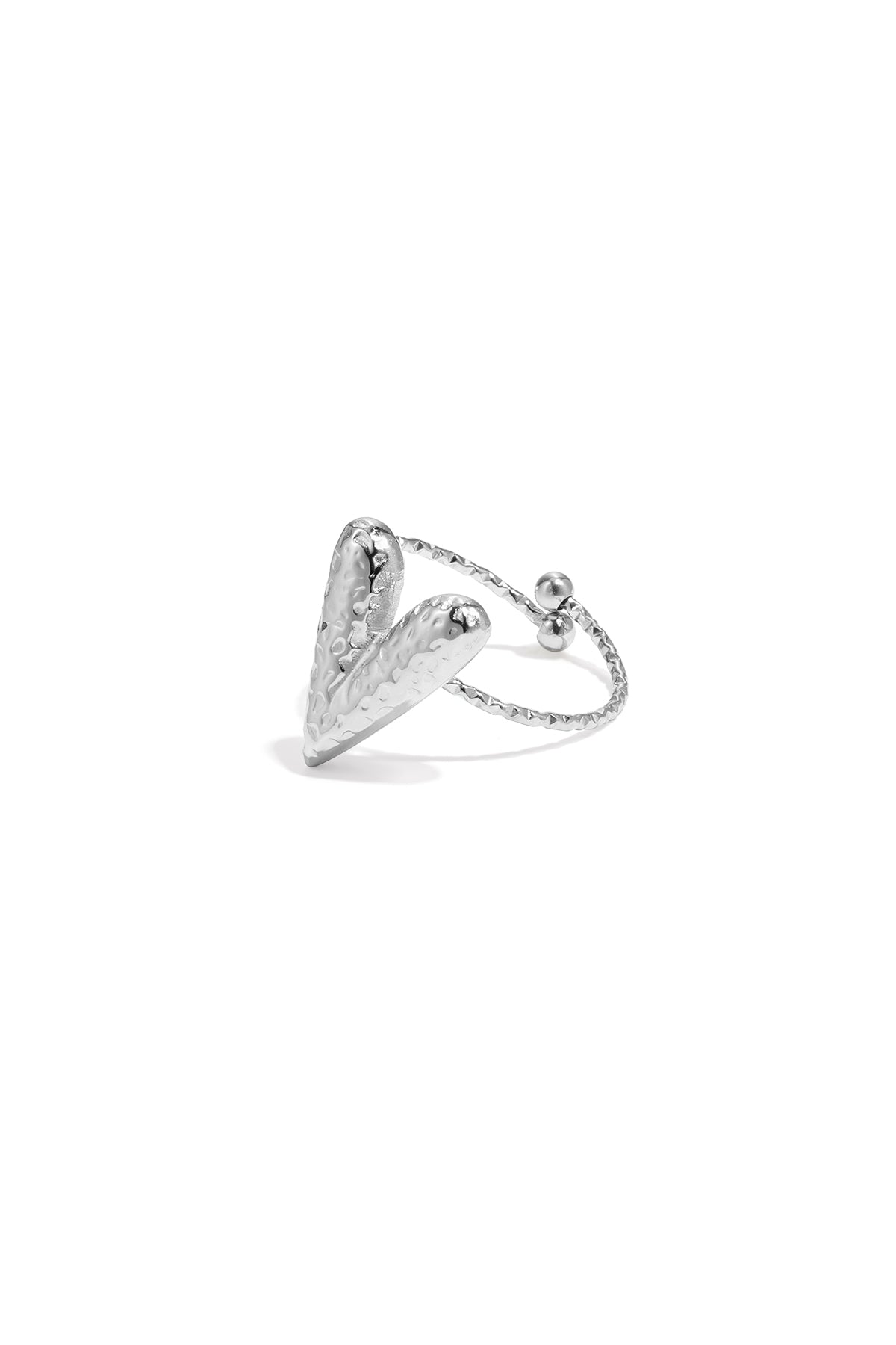 Ring | Textured heart