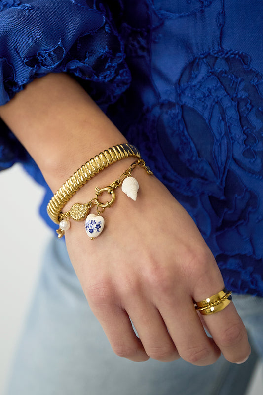 Armband | Chunky stripe bangle